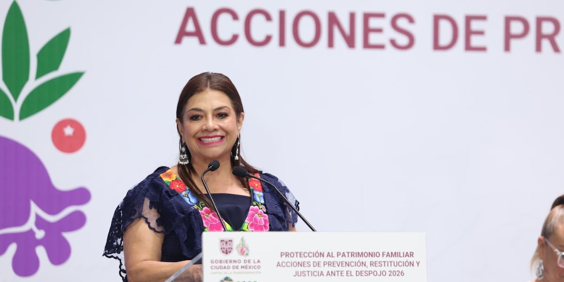 La mandataria capitalina, Clara Brugada Molina