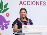 La mandataria capitalina, Clara Brugada Molina
