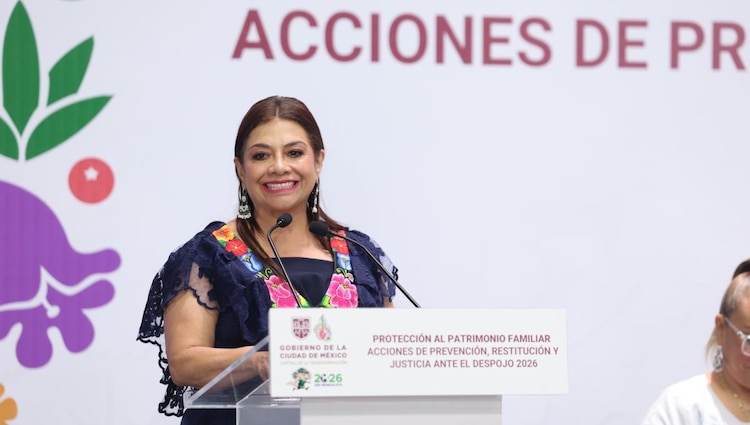 La mandataria capitalina, Brugada Molina, anunció el inicio de operaciones de la Defensoría Jurídica de la Propiedad y contra el Despojo.