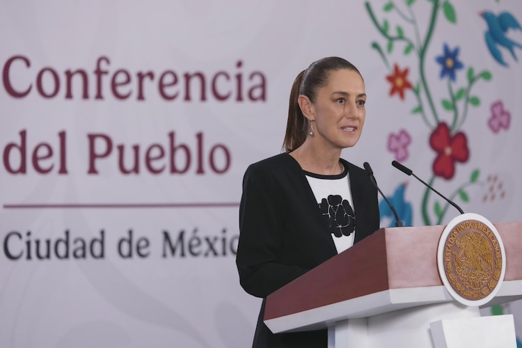 Presidenta Claudia Sheinbaum, en fotografía de archivo.