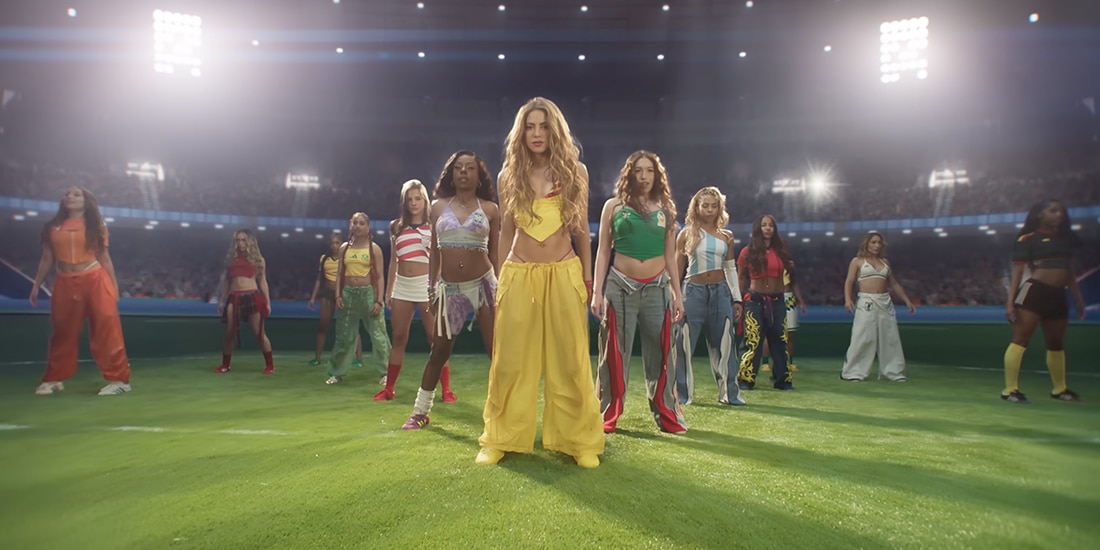 SHAKIRA al protagonizar
el video del éxito “Dai Dai”.