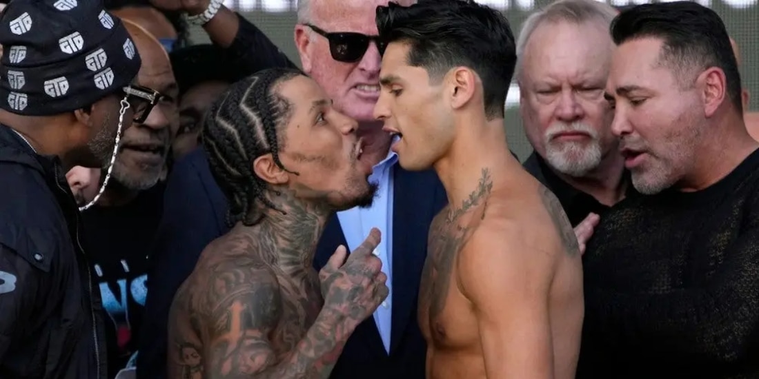 Ryan García y Gervonta Davis antes de su primera pelea