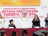 Con Marina del Pilar, la Tarjeta Violeta apoya a más de 100 mil mujeres en Baja California con un subsidio bimestral de 2 mil 600 pesos.