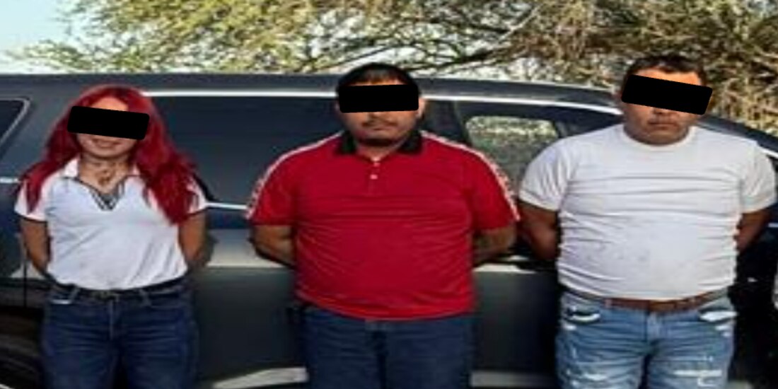 Presuntos delincuentes detenidos en Tamaulipas.