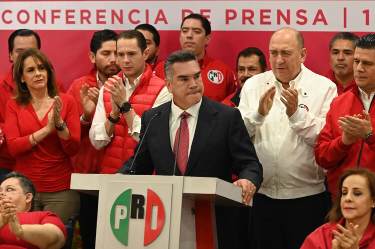Presidente del PRI, Alejandro Moreno