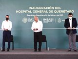 El presidente Andrés Manuel López Obrador y el gobernador de Querétaro, Francisco Domínguez,