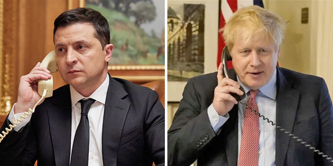 Zelenski lamentó la renuncia de Johnson