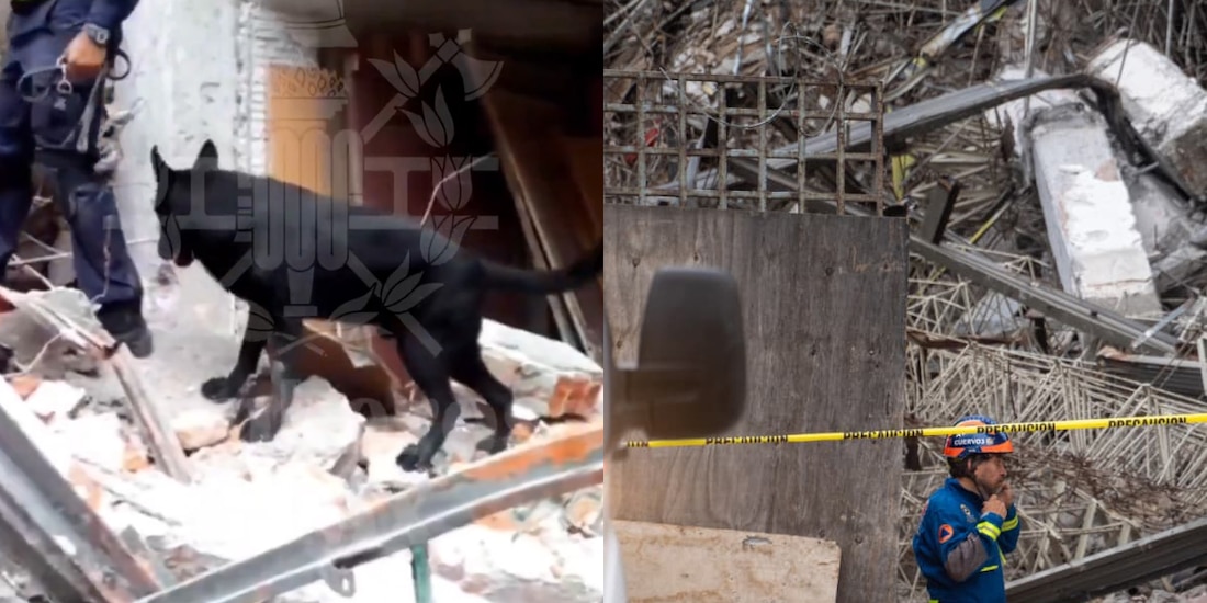 Togo rescata cuerpo en derrumbe en San Antonio Abad