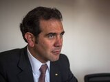 Lorenzo Córdova, presidente del INE,
