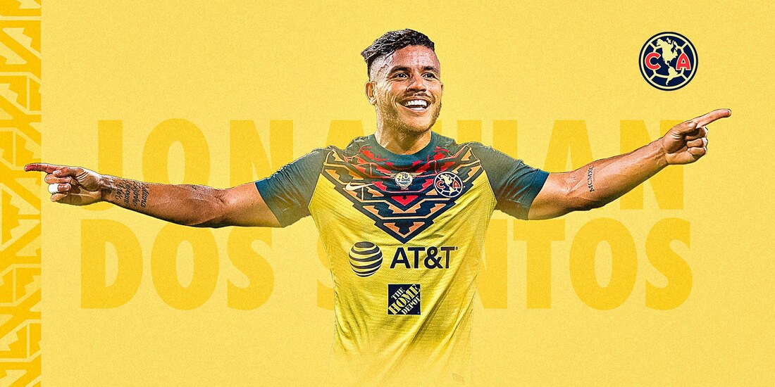 Jonathan dos Santos se une a las filas del América para el Torneo Clausura 2022.