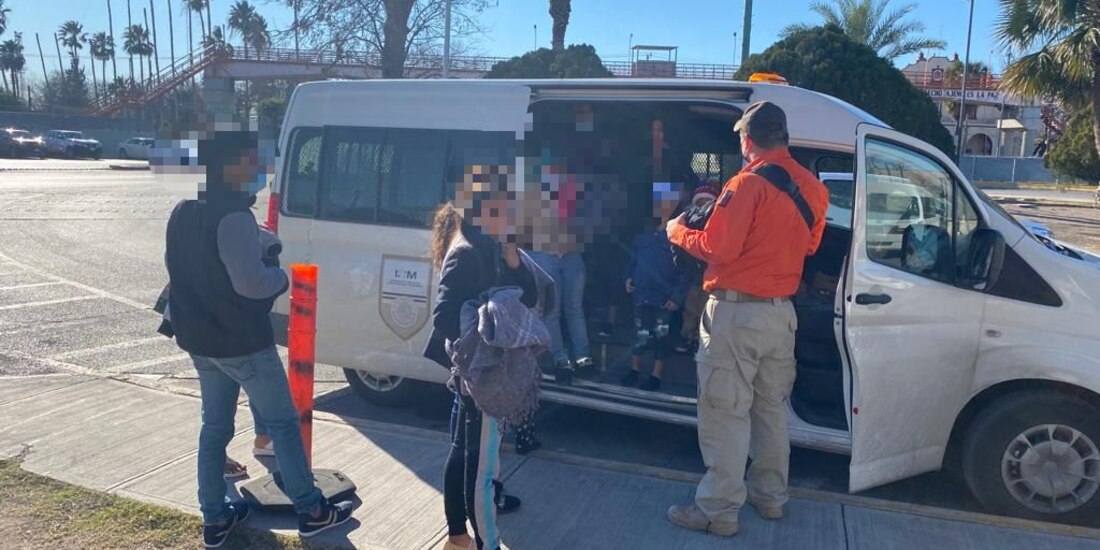 Los menores intetaban cruzar el Río Bravo,en Coahuila.