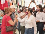 La candidata de Morena y Nueva Alianza a Gobernadora Indira Vizcaíno Silva encabeza cierres de campaña.