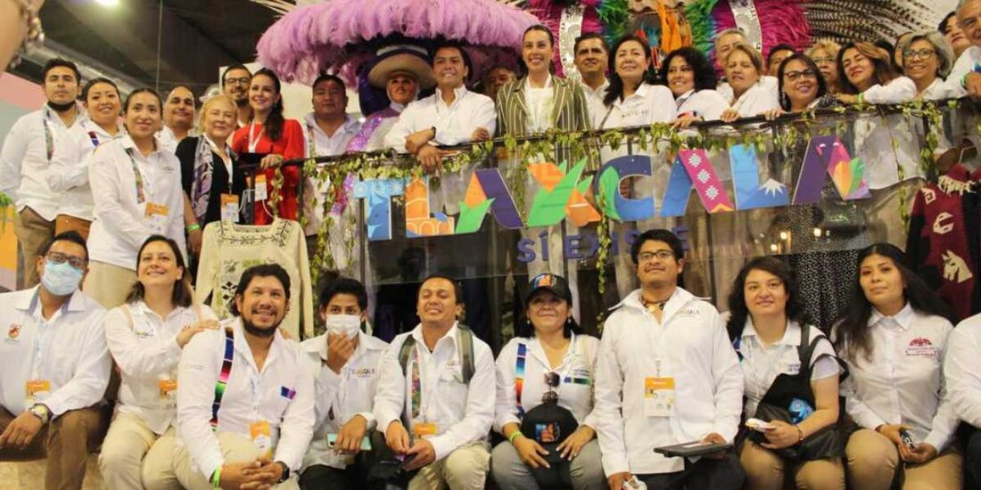 Tlaxcala se hace presente en la edición número 46 del Tianguis Turístico de México 2022 que se realiza en Acapulco, Guerrero.