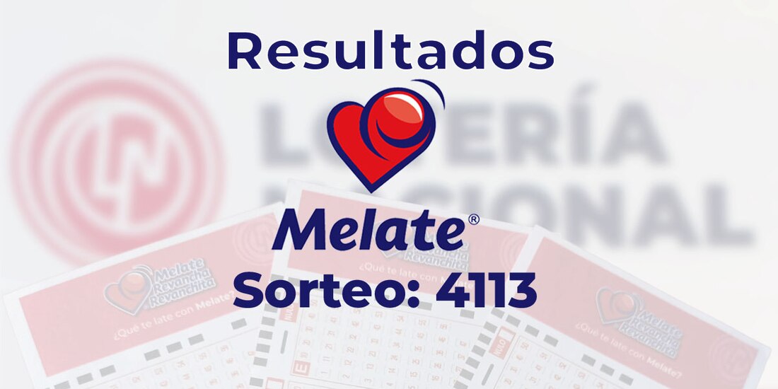 Resultados del sorteo 4113 del Melate, Revancha y Revanchita de este 24 de septiembre del 2025.