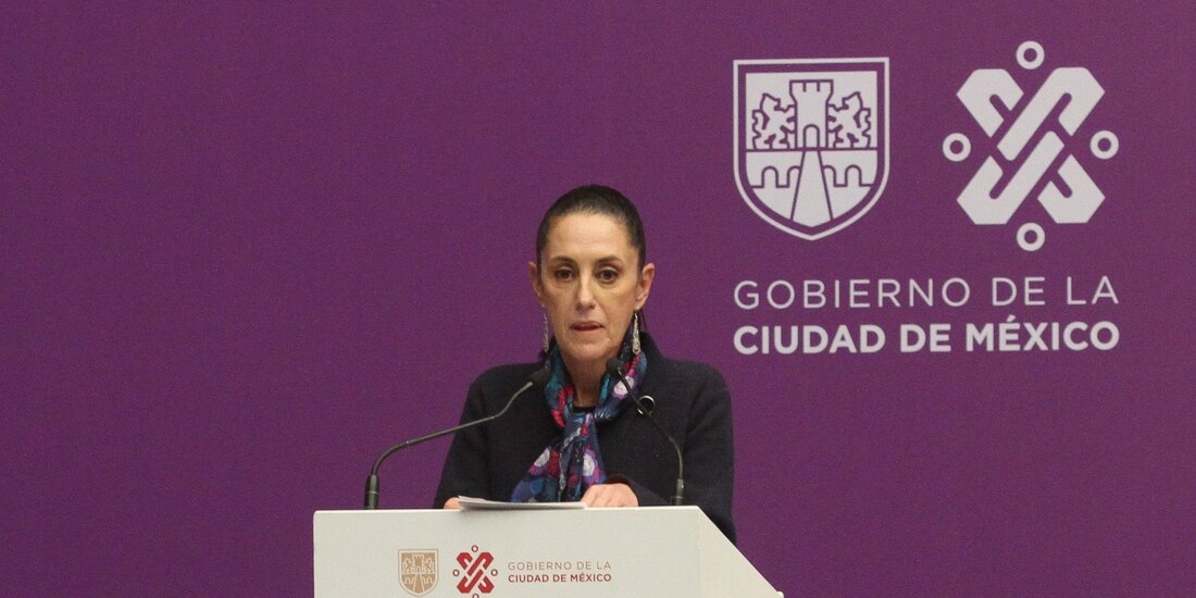 La Jefa de Gobierno, Claudia Sheinbaum, en conferencia de prensa.