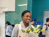 Sloane Stephens tras su llegada a Yucatán, sede del WTA 250 Mérida Open AKRON.
