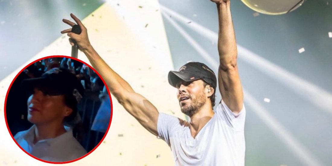 Enrique Iglesias besa a mujer policía en la Feria de Tabasco