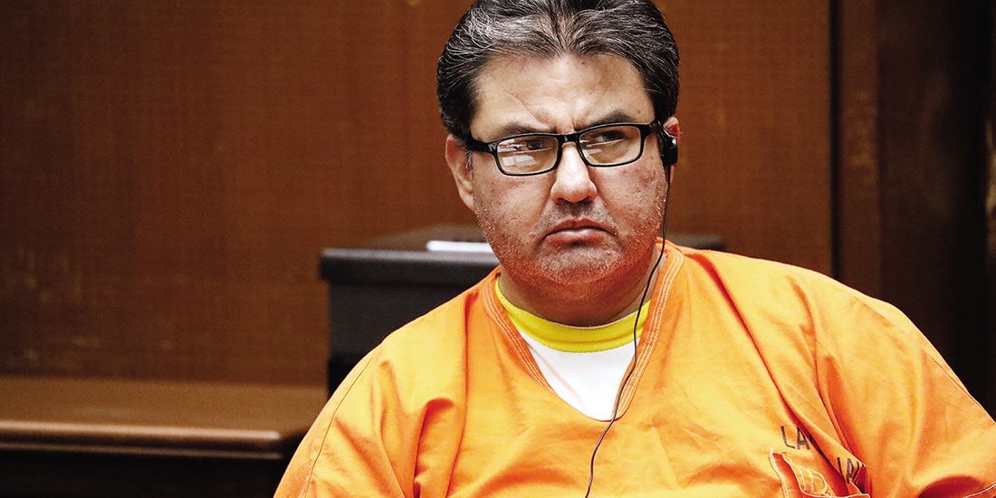 Naasón Joaquín García, en la Corte de Los Ángeles el 15 de julio de 2019.