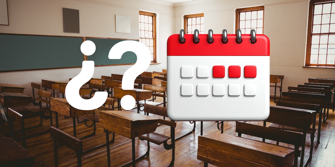 ¿Hay clases este lunes?