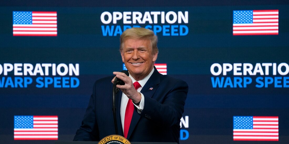 Donald Trump en la Casa Blanca, el pasado 8 de diciembre