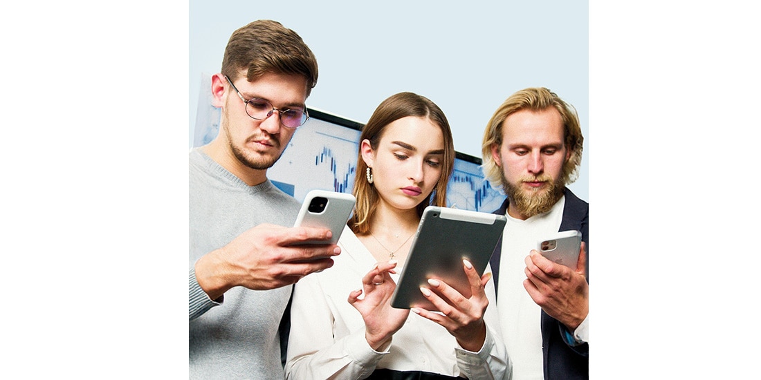 Usar tabletas o celulares por tiempo prolongado puede afectar la vista.