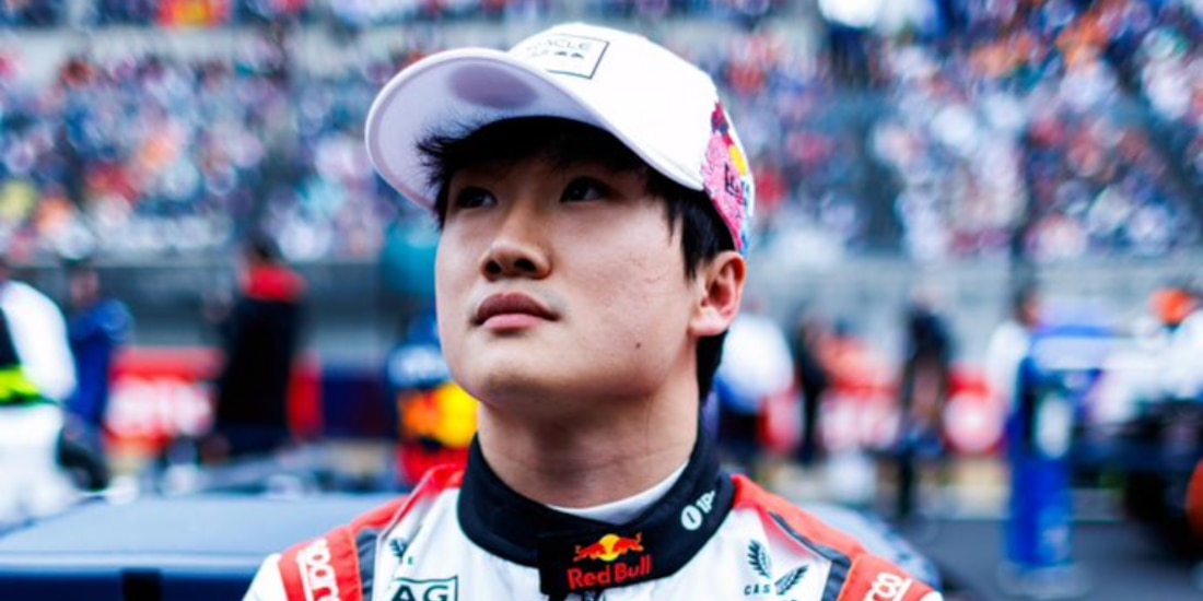 Yuki Tsunoda se despide de su puesto como piloto de Red Bull.