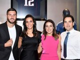 André Pierre Gignac y Deborah Gignac en su primer evento de recaudación