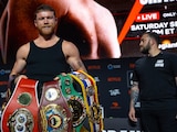 El 'Canelo' Álvarez le deseó suerte a Jaime Munguía antes de su combate contra el 'Toro' Reséndiz.