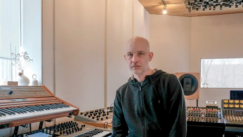 Taylor Duepree, fundador de 12 K, una discográfica situada en el norte de Nueva York.