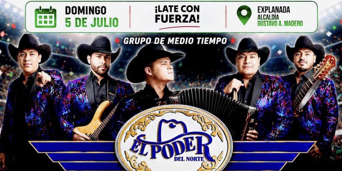 Los espectáculos musicales masivos de El Poder del Norte servirán para amenizar el ambiente antes y después del silbatazo final en la GAM.