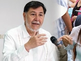 El senador de Morena, Gerardo Fernández Noroña, y la alcaldesa de Uruapan, Grecia Quiroz García.