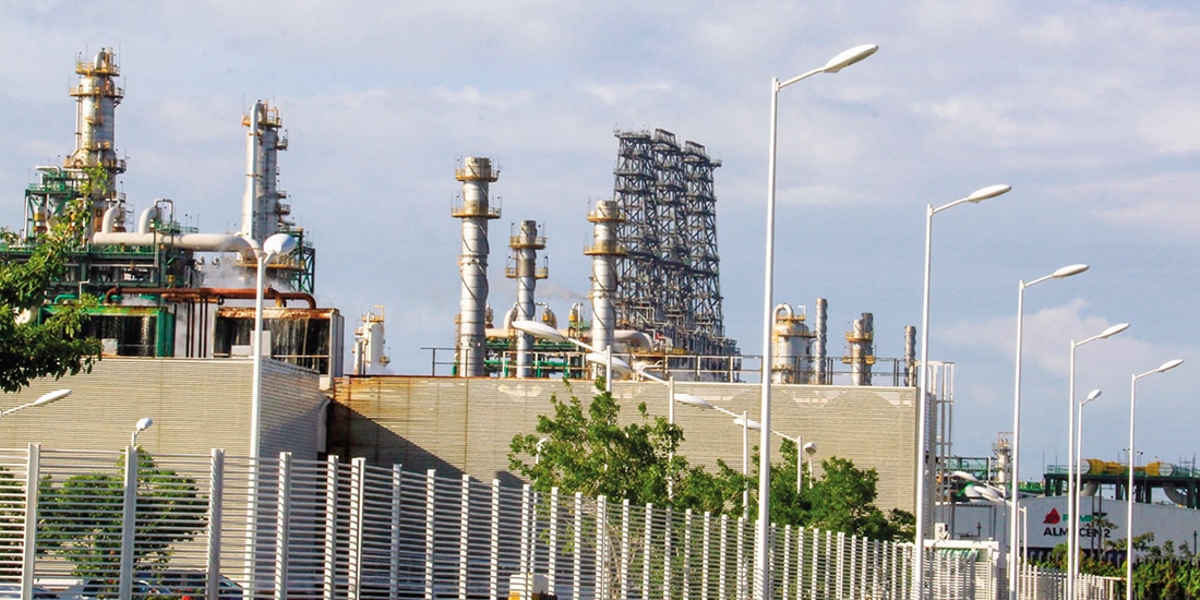 Refinería Olmeca, ubicada en el puerto de Dos Bocas, Tabasco, en imagen de archivo.