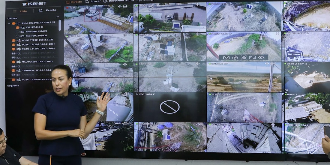 Presidenta municipal de La Paz, Milena Quiroga Romero.