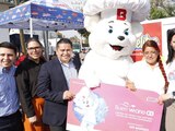 Lía Limón entrega módulo de juegos en beneficio de los menores de la colonia Barrio Norte.