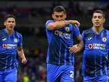Juan Escobar celebra el gol de Cruz Azul contra Necaxa en la Fecha 5 de la Liga MX, el pasado 12 de febrero.