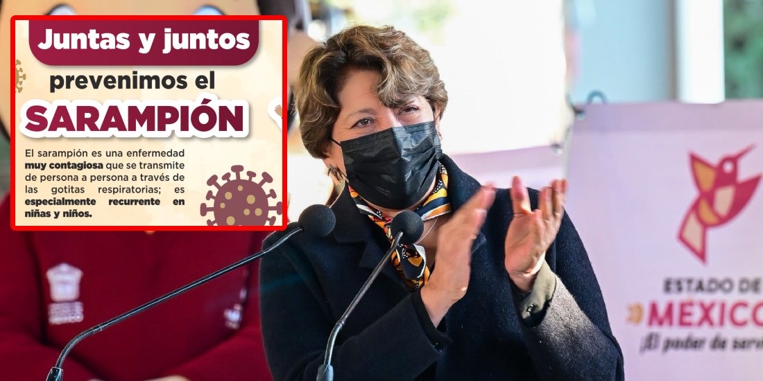 Edomex previene sarampión con 450 puntos de vacunación y filtros sanitarios en escuelas.