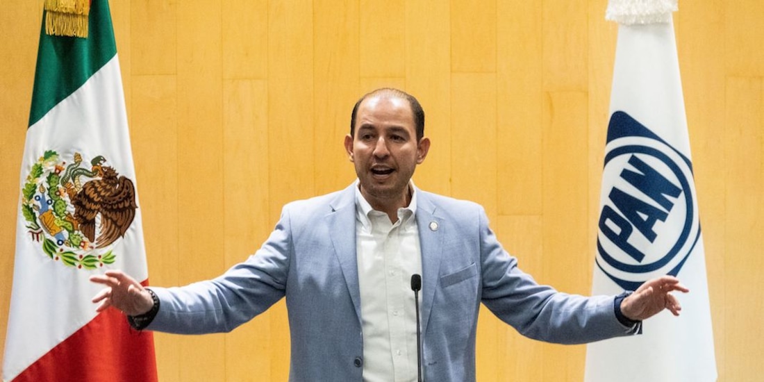 El dirigente nacional del PAN, Marko Cortés, en una imagen de archivo.