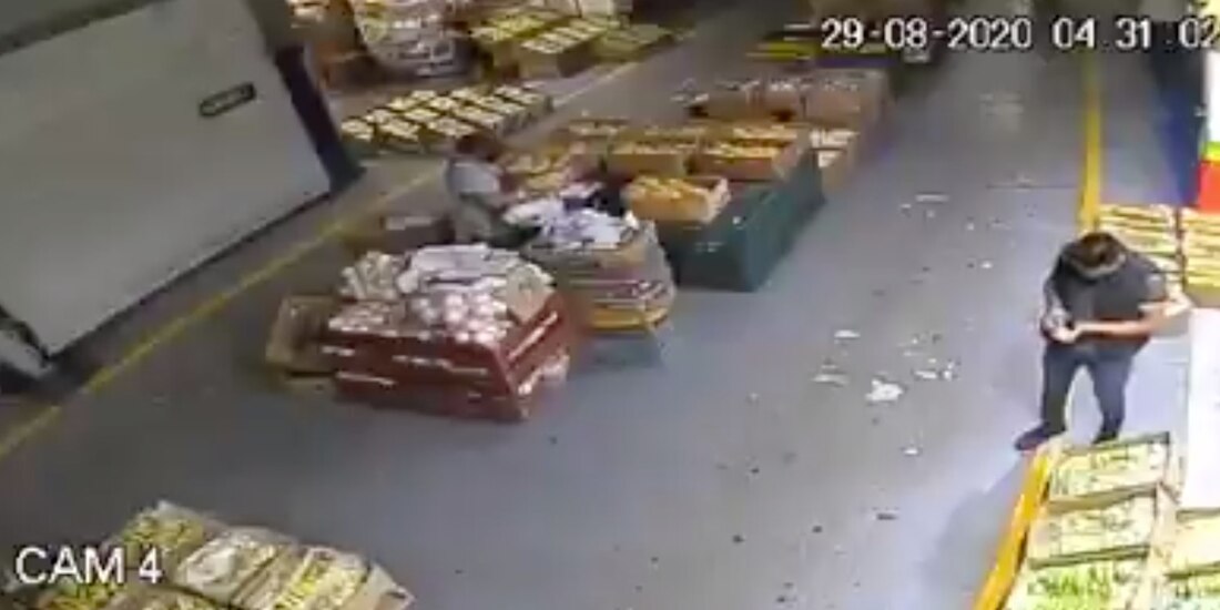 Cámaras de seguridad captaron el ataque