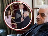 Reza Sabib evita estrechar la mano de la reina Letizia