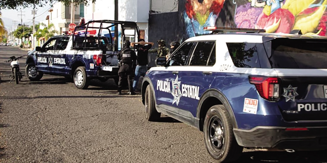 UN OPERATIVO disuasivo ejecutado por la policía estatal, el 29 de enero.