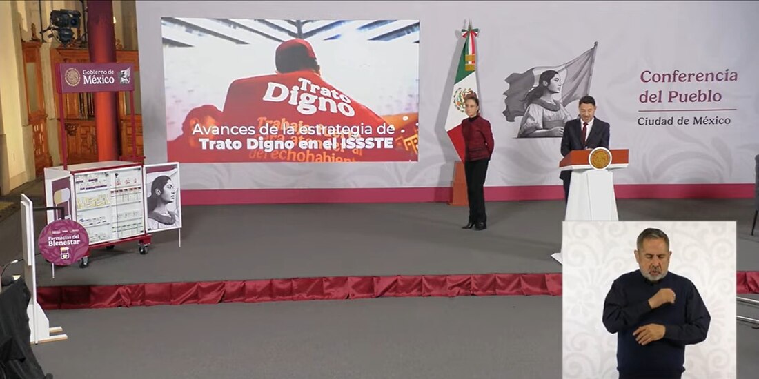 Martí Batres en la Mañanera del Pueblo.