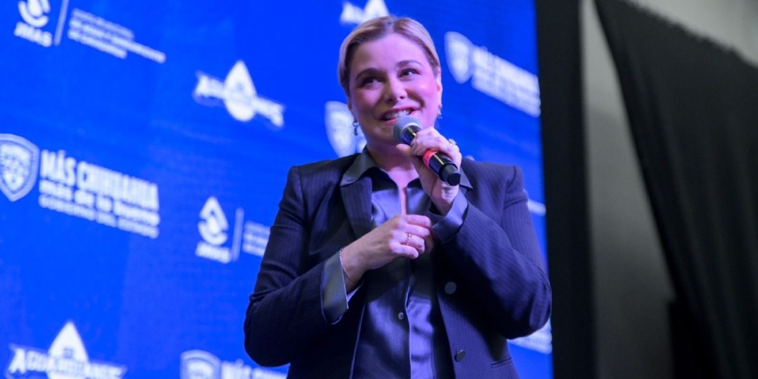 Maru Campos invita a sumar esfuerzos por el cuidado del medio ambiente durante el ChihuAgua Fest.