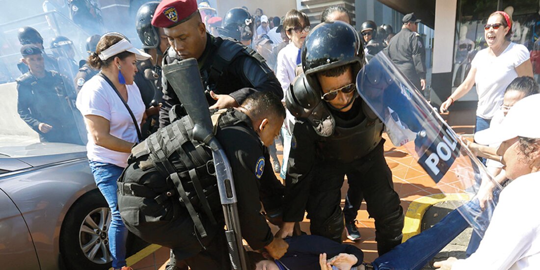 En Nicaragua se han denunciado abusos de la Policía de Daniel Ortega.