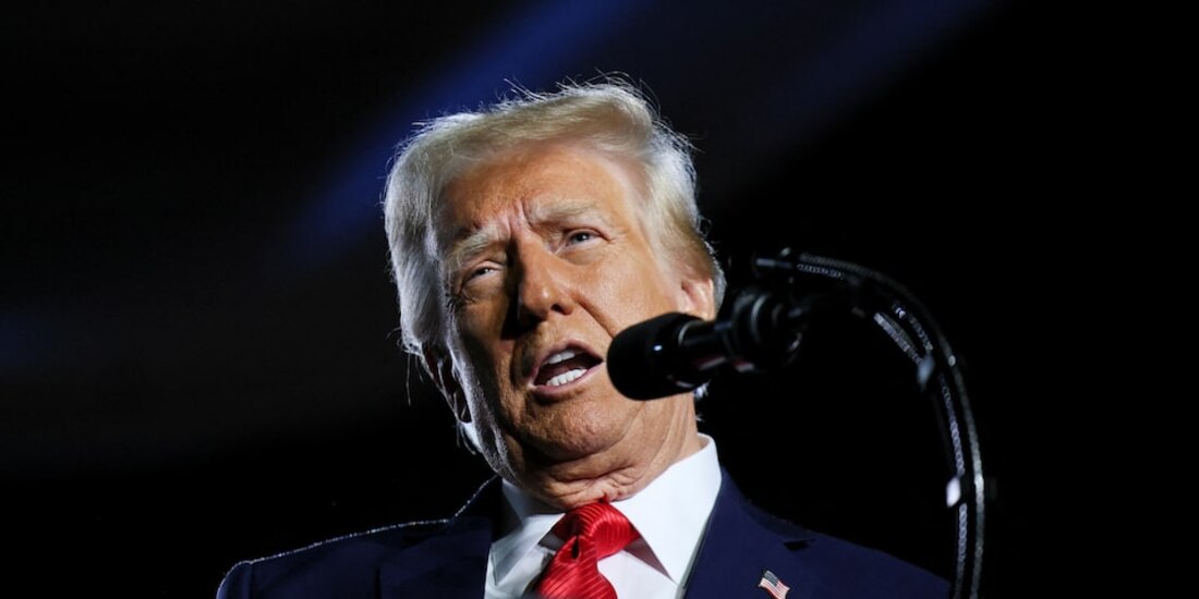 En la imagen, el presidente de Estados Unidos, Donald Trump.