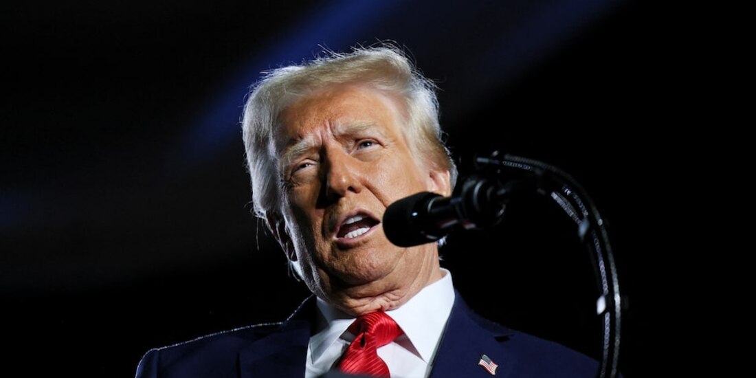 En la imagen, el presidente de Estados Unidos, Donald Trump.