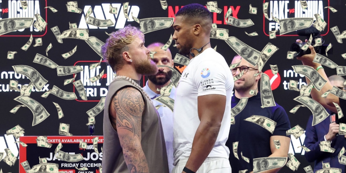 Anthony Joshua se embolsará una cantidad millonaria por pelear con Jake Paul.