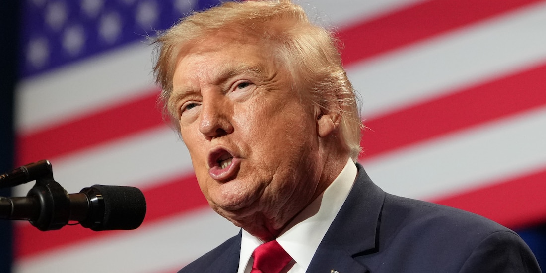 El presidente Donald Trump durante un evento en el Red Rock Casino Resort and Spa en Las Vegas, el 5 de agosto de 2026.