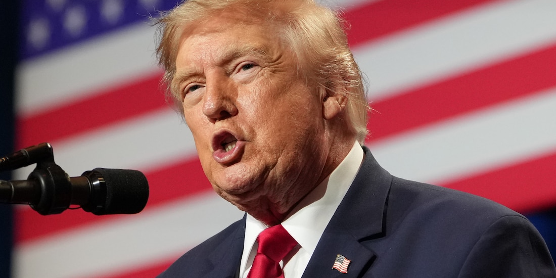 El presidente Donald Trump durante un evento en el Red Rock Casino Resort and Spa en Las Vegas, el 5 de agosto de 2026.