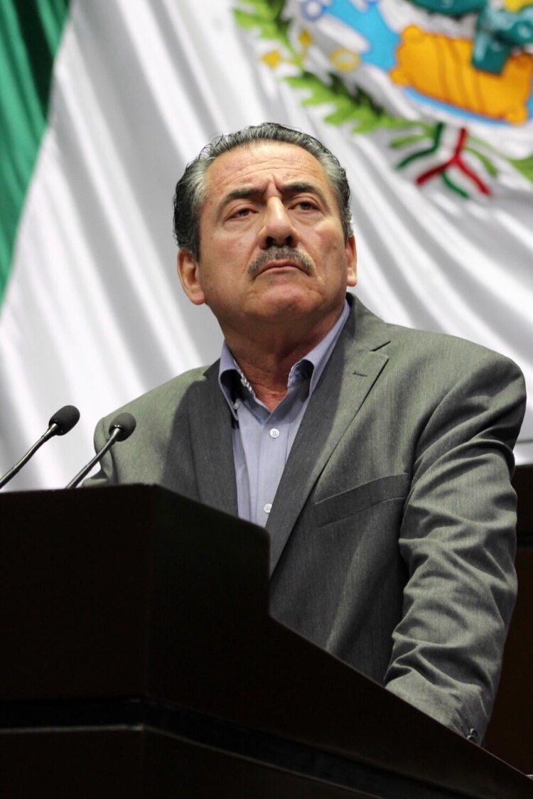 El diputado del PRD, Antonio Ortega.