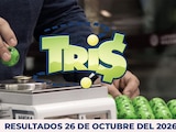 Resultados del Tris de hoy 26 de octubre del 2026.